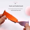 Compatible with Apple Watch 8 Ultra Double Buckle Silicone Ocean Band