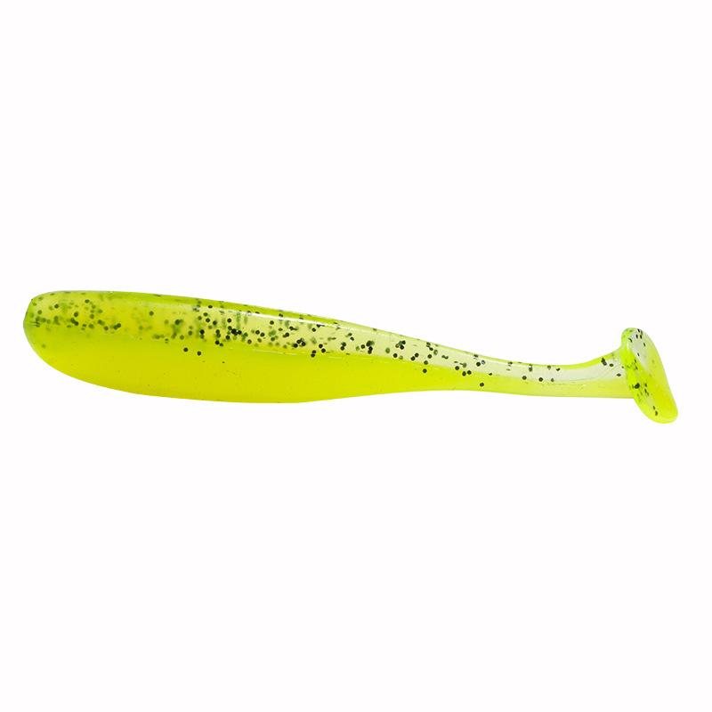 T-Tail Two-Color Soft Worm Fishing Lure - 5.5cm, 6.5cm, 7cm