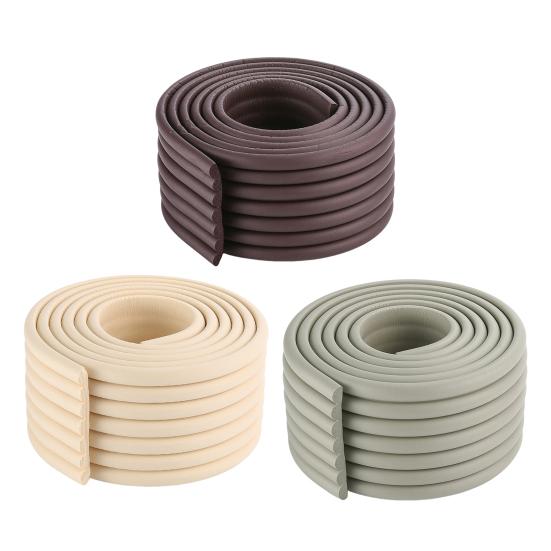 2Pcs 400x8CM Anti-Collision Foam Safety Strip Cuttable Self-Adhesive 0.8CM Extra Thick Baby Proofing Furniture