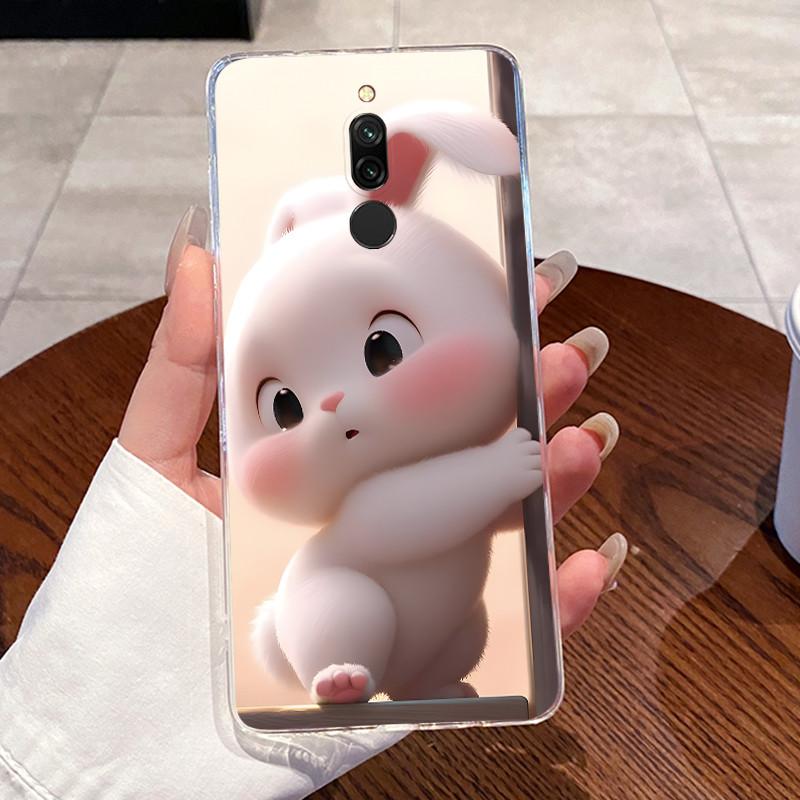 For Xiaomi Redmi 8 Case Redmi 8A Case Redmi 9 Prime Shell Clear Silicone Soft TPU Back Cover Cute Rabbit Cat Dinasaur Phone Case