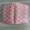 Used Miu Miu Matelasse Mini Wallet Compact Bifold Pink With Box
