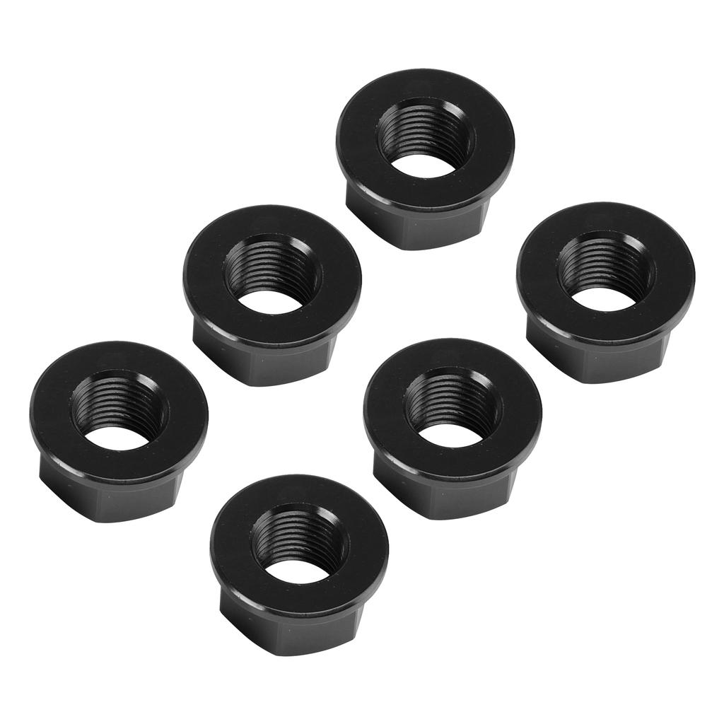 6x Hinterradritzelmuttern M10 x 1 Schwarz Für Ducati 1098 1098S 1098R 1198 S 2007-2011