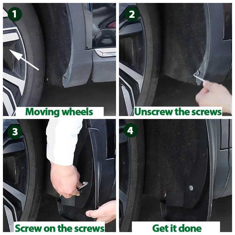 Schmutzfänger für MG ZS EV ZX PLUS ZST VS ZS11 Schmutzfänger Spritzschutz Schmutzfänger vorn hinten Kotflügel Kotflügel