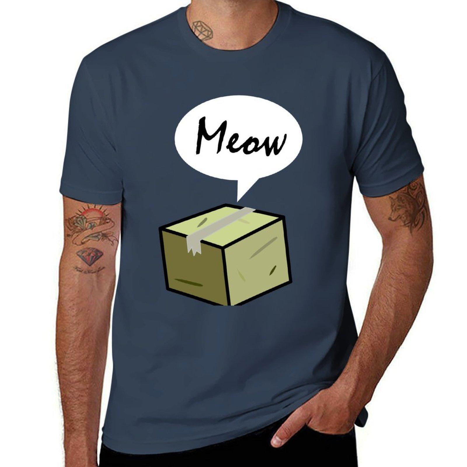 Schrodingers Cat Tshirt Work Wear Short Sleeve Tshirt S