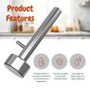 Stainless Steel Falafel Scoop Maker Non-Stick Brushed Finish Meatball Mold Dishwasher-Safe Kitchen Tool Kitchen Supplies
