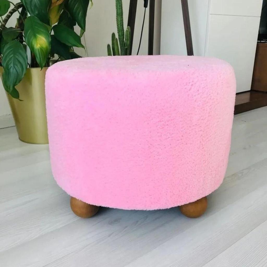 Handmade Seating Pouf Coffee Table Living Room Cat Bed Makeup Table Pouf Multi-Purpose