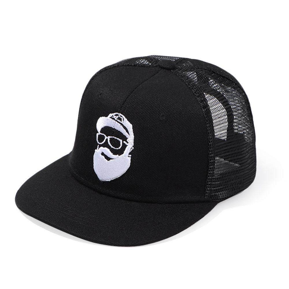 Fashion New Beard Old Man Embroidery Baseball Cap Summer Mesh Caps Casual Snapback Hat Adjustable Hip Hop Hats
