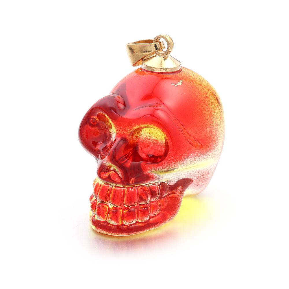 2025 New Punk Skull Pendants Lampwork Charm Pendants for Jewelry Making Skeleton Pendant DIY Necklace Christmas Gift Wholesale