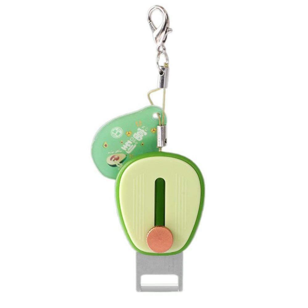 

2pcs Scalable Fruit Peeler Avocado Shape Fruit Peeling Cutter Keychain Fruit Grater Outdoor 2pcs