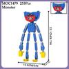 MOC Korku Oyunu Figürü Catnap Tuğlalar Hayvan Canavar Kabus Uyumlu Yapı Bloğu Friends Hediye Oyuncaklar Çocuklar Yetişkin DIY