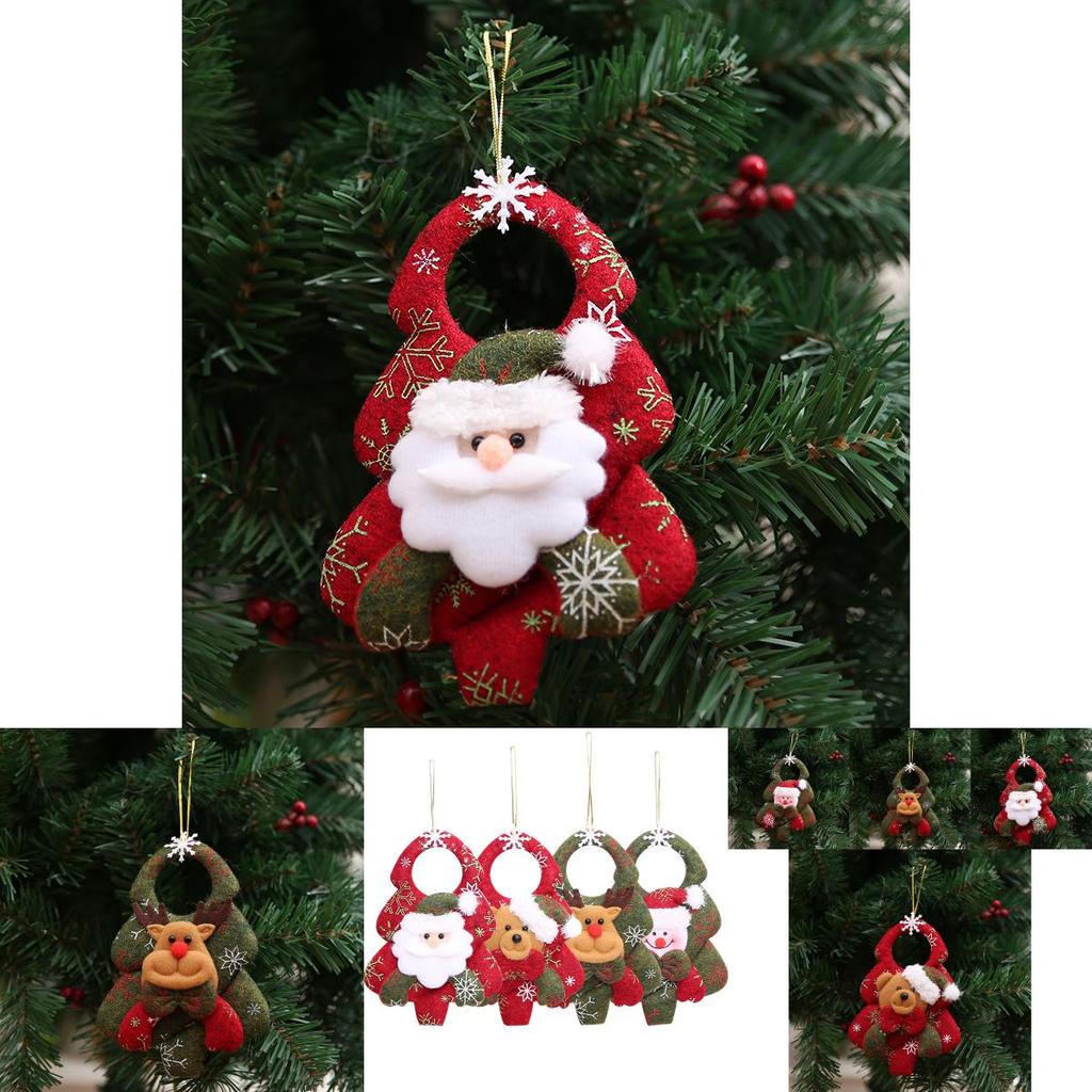 Cozy Festive Collection Of Christmas Plush Decorations For Doors Featuring Santa And Friends
