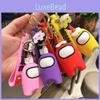 Colorful Among Us Keychain Silicone Cartoon Charm For Parties And Celebrations