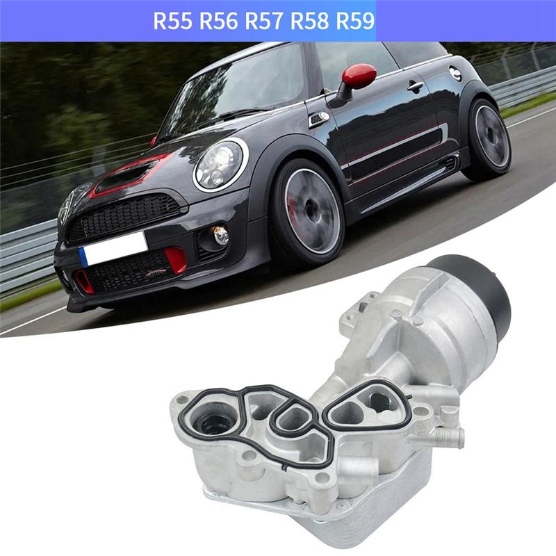QQ-Engine Oil Cooler Assembly Parts For Mini R55 R56 R57 R58 R59 Cooper S & JCW 1103T7 11427552687 11427546279