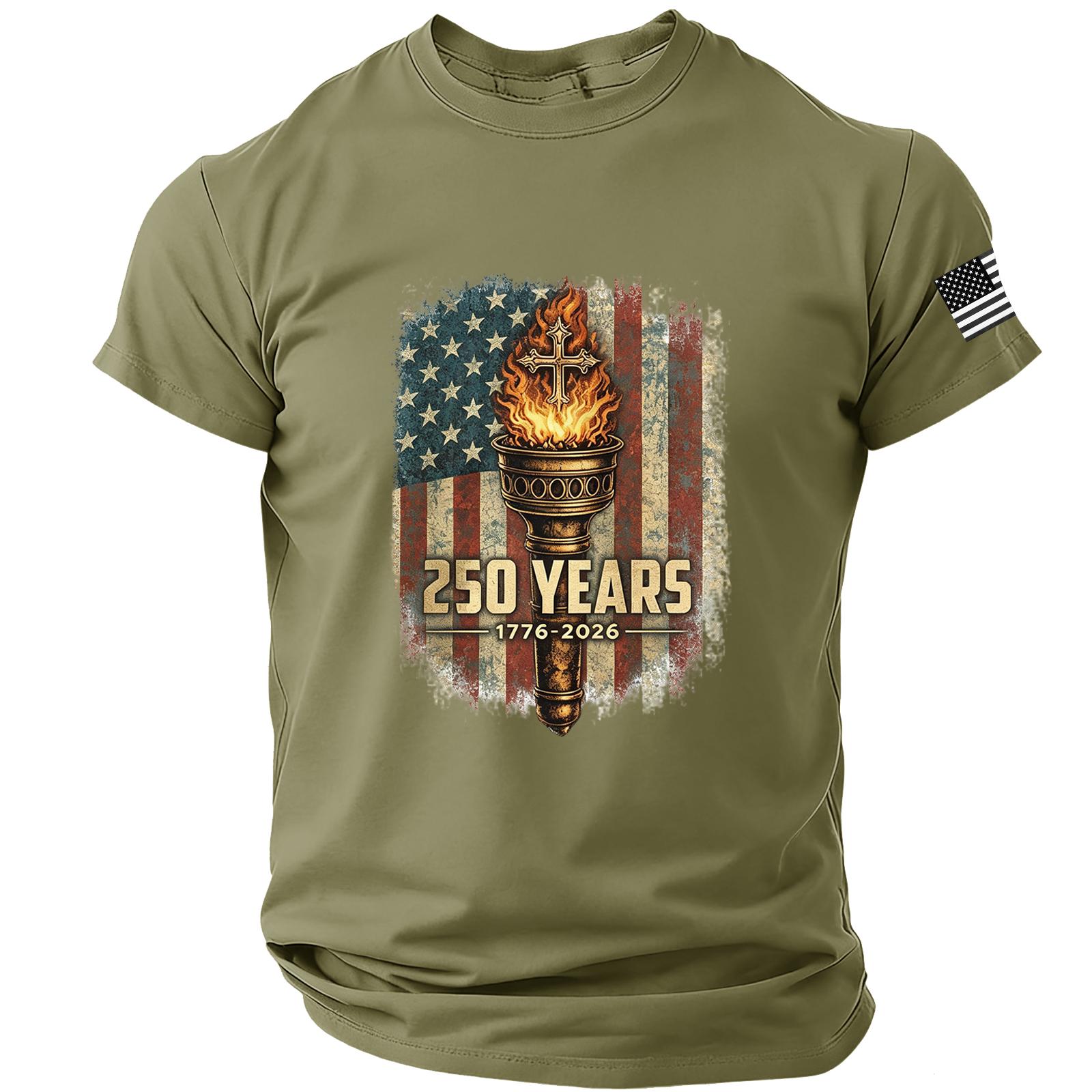 

Men s Casual Round Neck Lightweight Breathable Short-Sleeve Top L армия зеленый