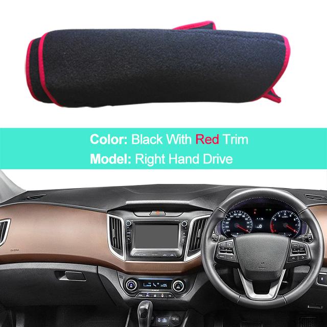 For Hyundai Creta Ix25 2014 2015 2016 2017 2018 2019 2020 LHD RHD Car Auto Dashboard Cover Carpet Cape Dashmat Protector Pad