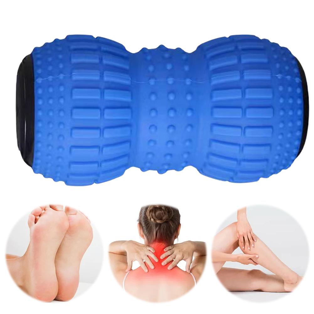 Massage Ball Ergonomic Peanut Massager Rechargeable Deep Tissue Roller 3 Speed for Myofascial Release & Muscle Recovery