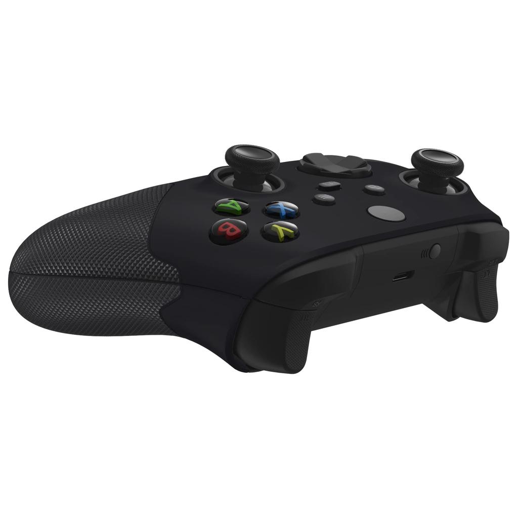 eXtremeRate Redesigned Grip Handle Faceplate for Xbox Core ASR Version Performance Rubberized Side Rail Grip Shell for Xbox Series X S Controllers