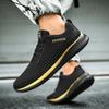 Fashion New Black Sneakers Men Sport Shoes Mesh Breathable Mens Walking Shoes Ultralight Sneakers Male Size 48 Tennis Shoes Homme Male