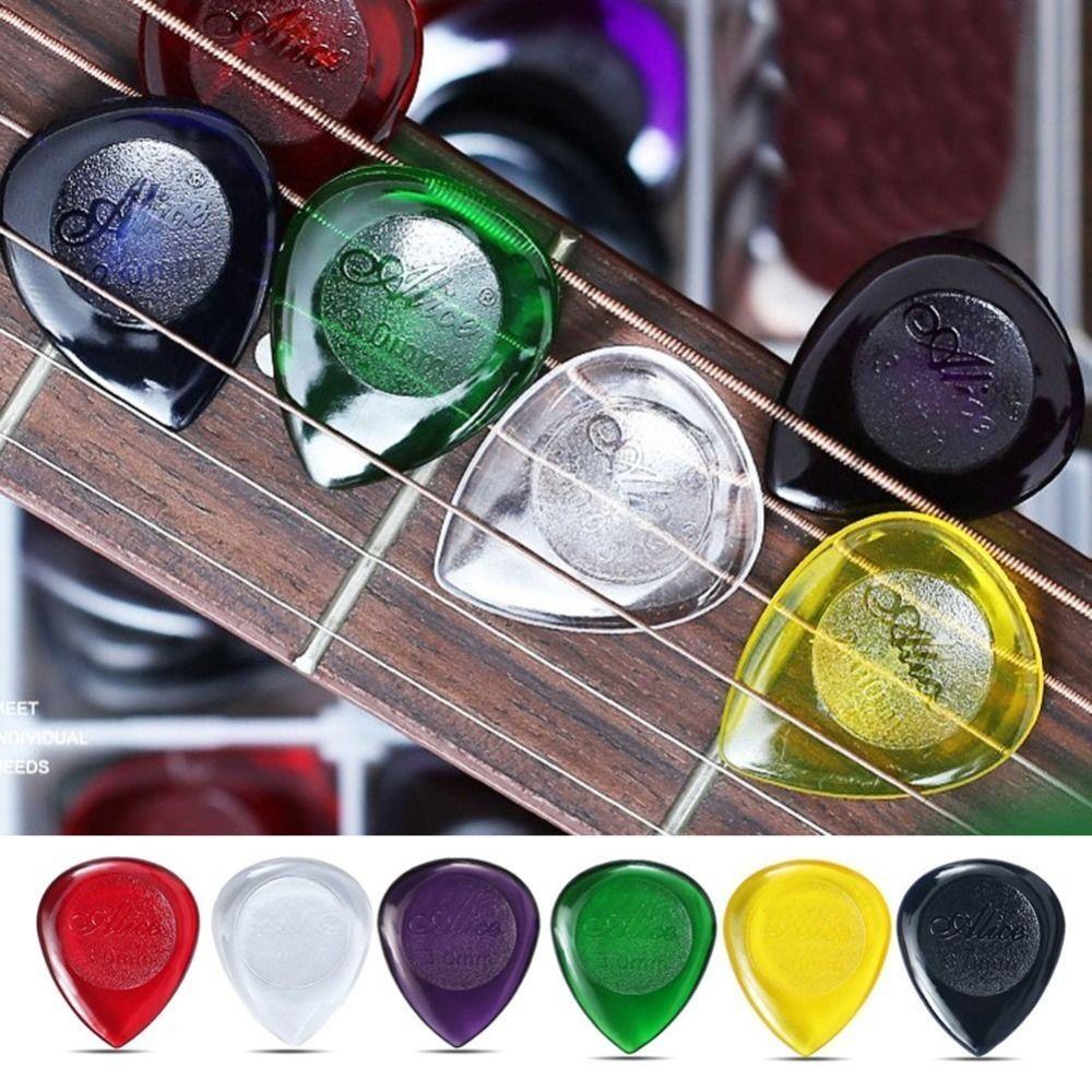 6Pcs Fast Picking Guitar Picks 1/2/3mm Guitar Accessories Fashion Electric Bass Guitar Pick