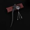 Vintage Tassel Hair Stick Jade Fringe Hairpin Chopstick For Women Chinese Hanfu Hair Accessories Retro Custome Hair Bun Jewelry