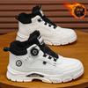Men's Boots Plush 2026 Winter New Thick Soled Workwear Shoes Trendy Cold Proof Warm Cotton Short Boots Casual Shoes Botas Hombre