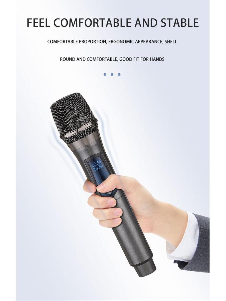 108 Wireless Handheld Microphone Set for Family Singing, Outdoor Broadcasts, and Conferences