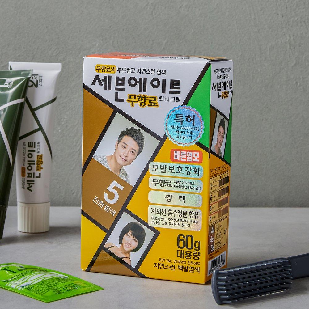 

[DongSung Seven Eight] Unscented No. 5 Dark Brown Hair Dye (60g)