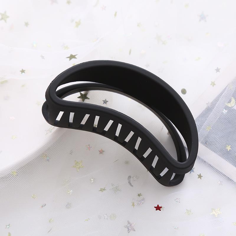 Korean-Style Frosted Large Square Claw Clip for Women - High-End Hair Accessory for Shower & Buns