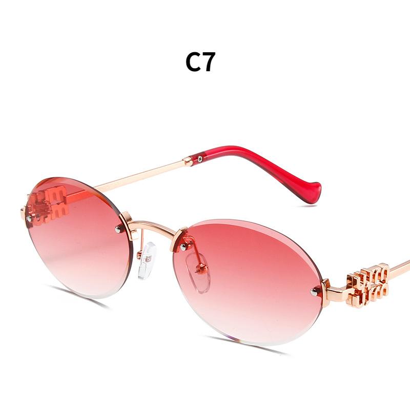 

Женские солнцезащитные очки, безободковые солнцезащитные очки, модные солнцезащитные очки