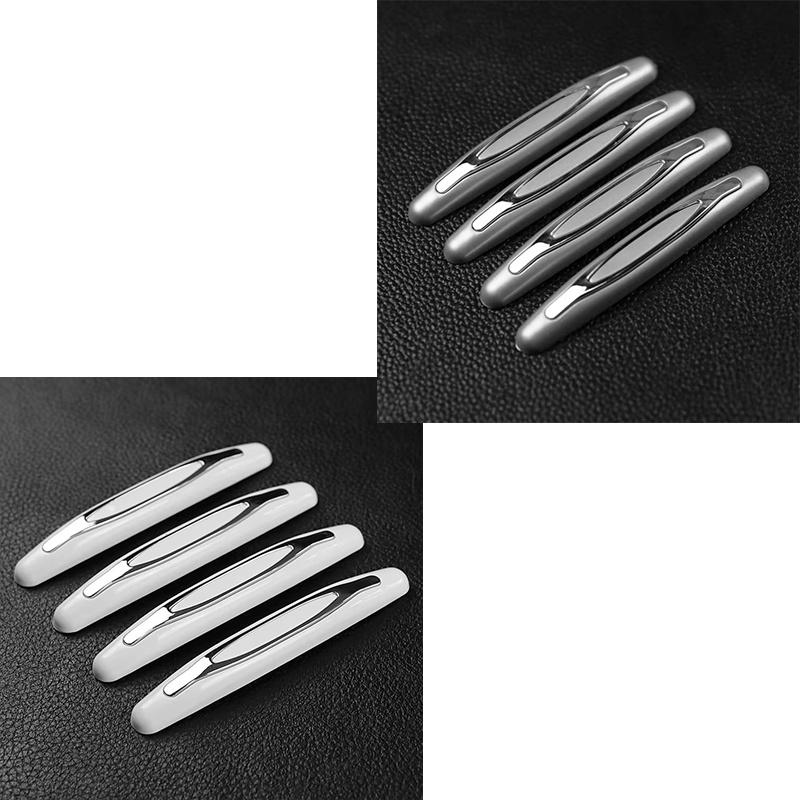 4/8/16Pcs Car Door Protector Guard Strip Scratch Protector Car Rubber Bumper Stickers Auto Door Edge Protection Car Decoration Interior Mirrors 6