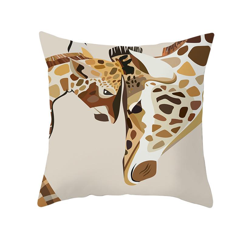 Mother's Day Pillow Peach Skin Printed Pillow Cover Sofa Cushion Cover Car Cushion Cover Home Decoration