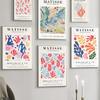 Poster e Stampe Astratte di Foglie Vintage Matisse Paesaggio Nordico Arte da Parete Pittura su Tela Immagine da Parete per Decorazione Soggiorno