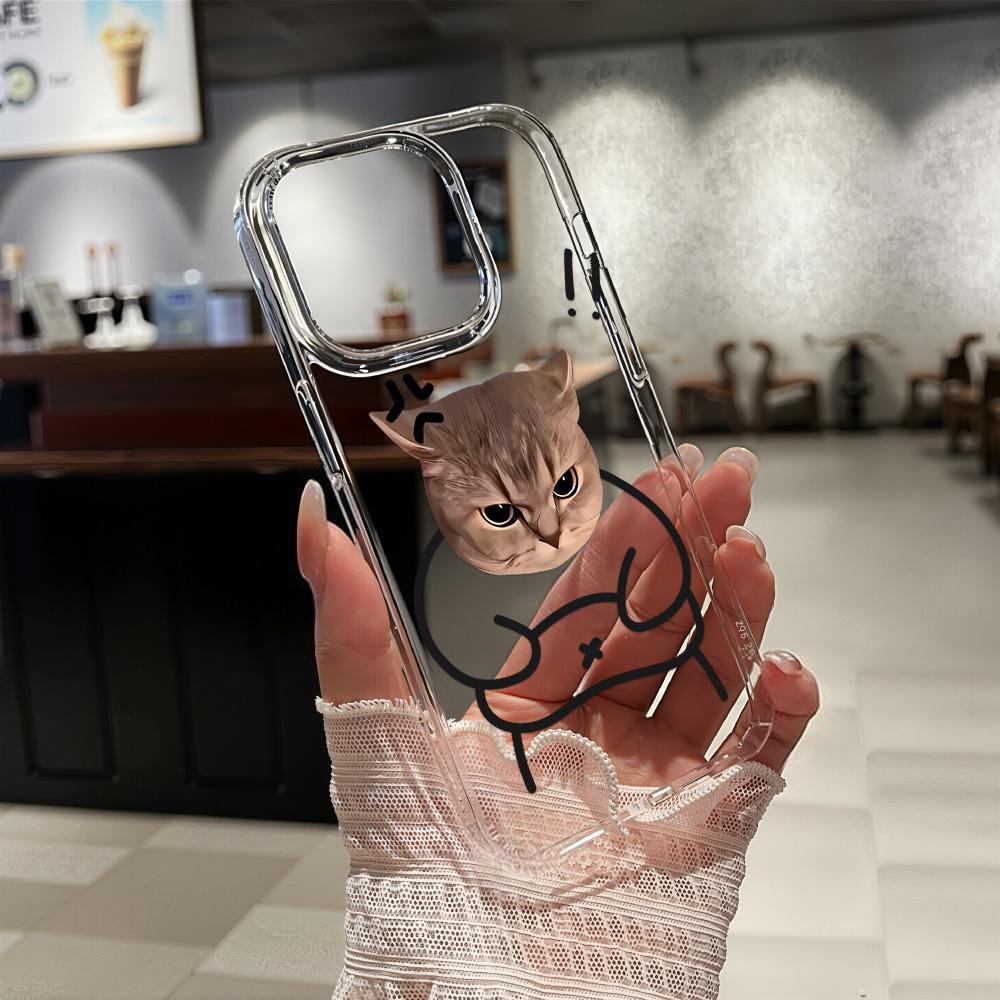 Acrylic Phone Case for iPhone 11 12 13 14 Pro 12 14 16 Pro Max for Samsung A16 A36 A56 S24 FE High-quality Painted Anti-fall Mobile Phone Case