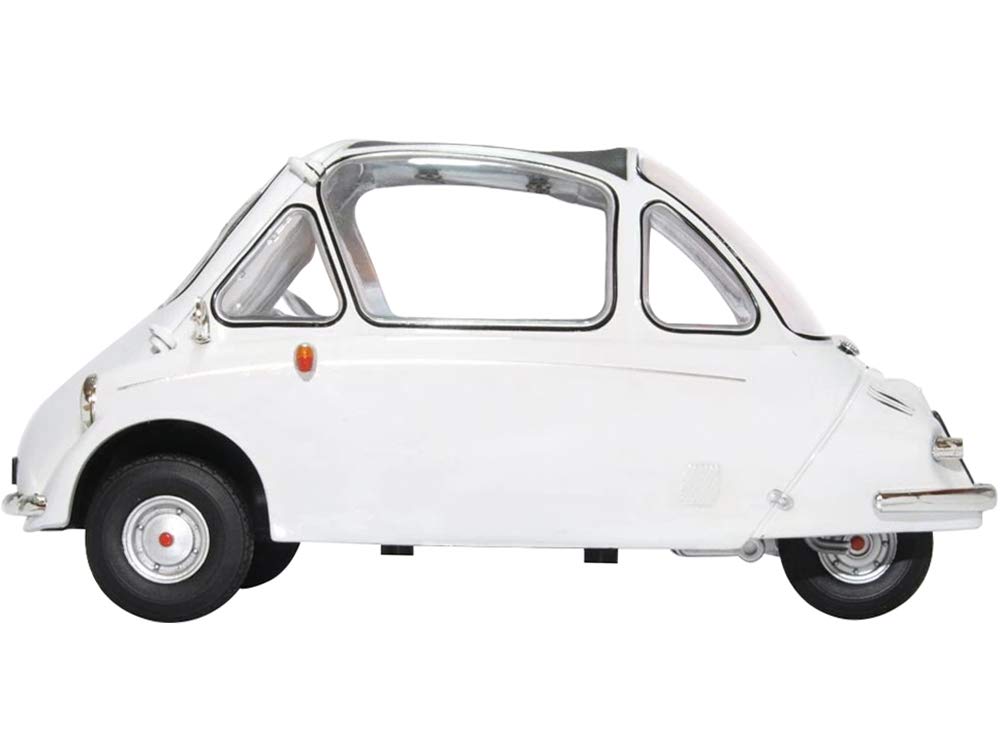 OXFORD Heinkel Trojan Scale Miniature Model Heinkel Trojan Bubble Tricycle 1/18 Car, Car, (White)