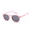 0-3 S Newborn Fashion Baby's First Sunglasses with Strap Round Flexible UV400 Polarized Infant Silicone Sunglasses Accessory
