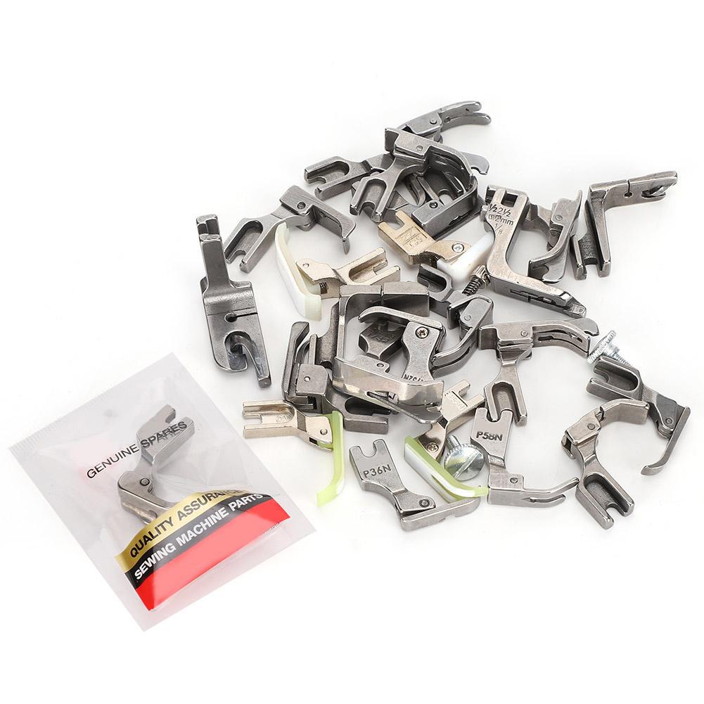 25dílná sada přítlačných patek pro šicí stroje, průmyslové, různé specifikace, příslušenství