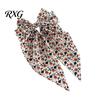 Halloween Bow Hairpin Spring Hair Clips for Women, Pumpkin Skeleton Ghost Hand Printed Clip Fabric Barrettes, Cute Horror Accessories Holiday