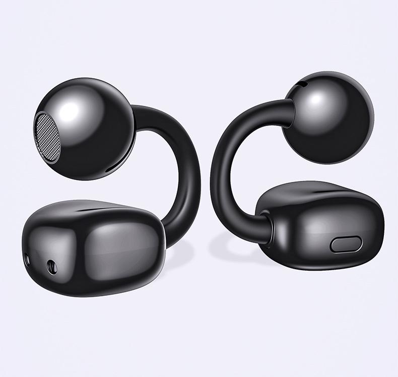 AI Bluetooth Ear-Clip Headset with In-Ear Translation and Bone Conduction