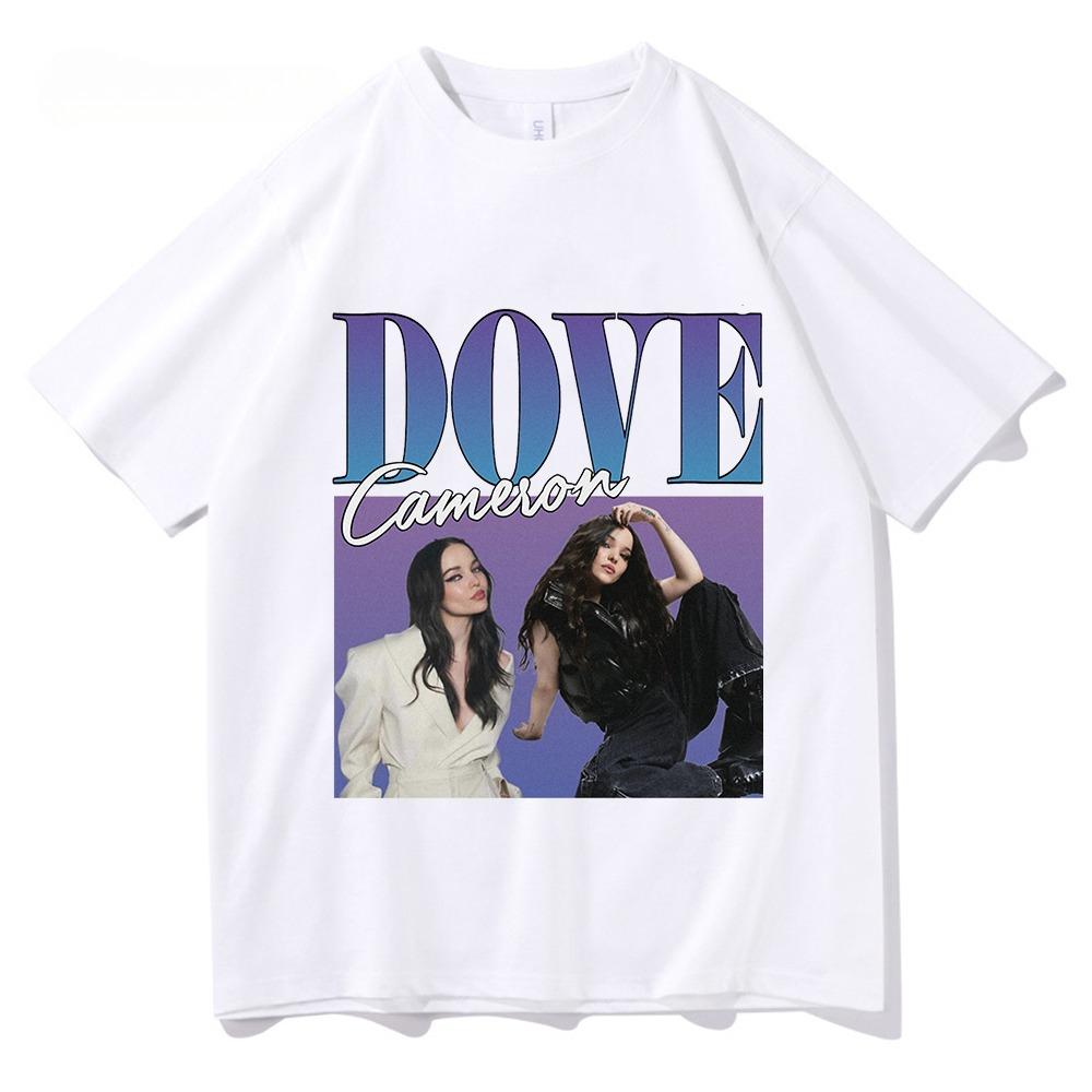 

Dove Cameron Too Much T Shirt Streetwear Hip Hop Vintage TShirt Tees for Unisex Women Printed Graphic T Shirts Clothes S