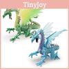 Realistic Pvc Ice Dragon Model Stunning Western Mythical Creature Decorative Figure