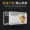 Car Styling 3D Aluminum Sticker Emblem Badge Decal Decoration For Porsche Cayenne Panamera Macan 718 911 918 944 Taycan Boxster IJCDF1