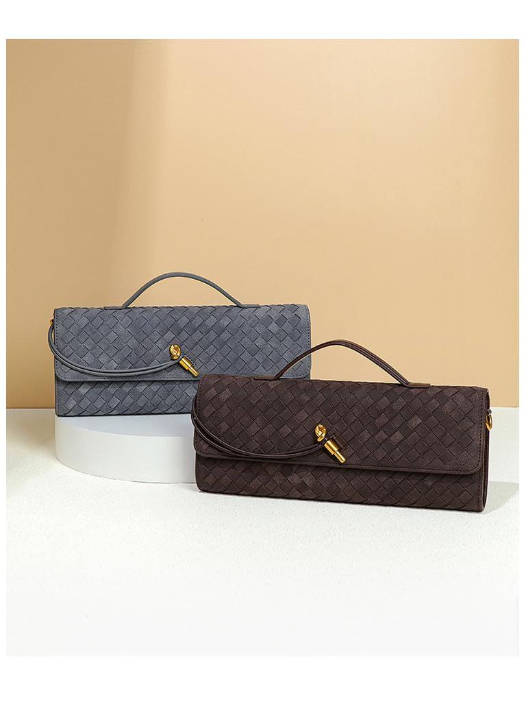 New Suede Hand-Woven Crossbody Shoulder Bag - Versatile Autumn/Winter Handbag