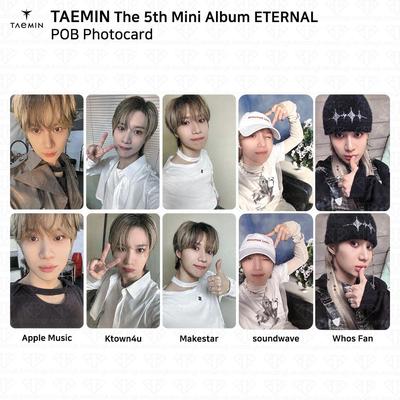 Taemin O 5º Mini Álbum ETERNAL POB Photocard SW KT4 Makestar Whosfan