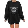 Women's Tops Winter Sun Printing Sweatshirt Pullover Tops