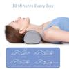 Small Neck Roll Pillow, Cervical Pillow for Travel, Contour Support Pillow for Sleeping, with Breathable Pillowcase