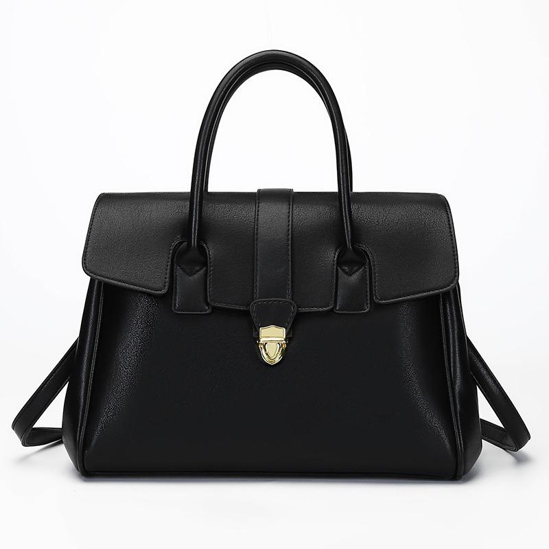 Retro Portable Tote Bag, New Large-capacity Briefcase, Women's Business Trip Commuter Bag