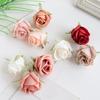 Artificial Flowers Silk Roses Heads Garland Accessories Home Table Wedding Festival Decoration Valentine's Day Clothes Ornaments
