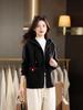 Autumn/Winter Retro Wool Hooded Short Coat with Zipper