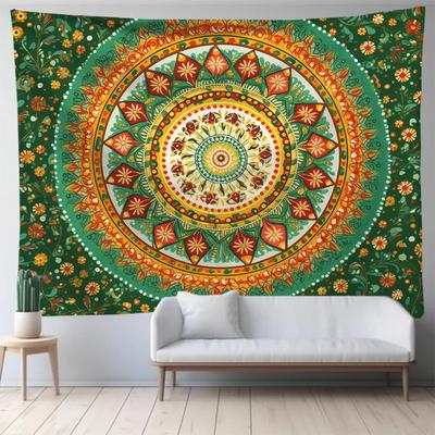Nordic Mandala Tapestry Large Bohemian Wall Hanging Psychedelic Hippie Home Decor Art Backdrop Cloth