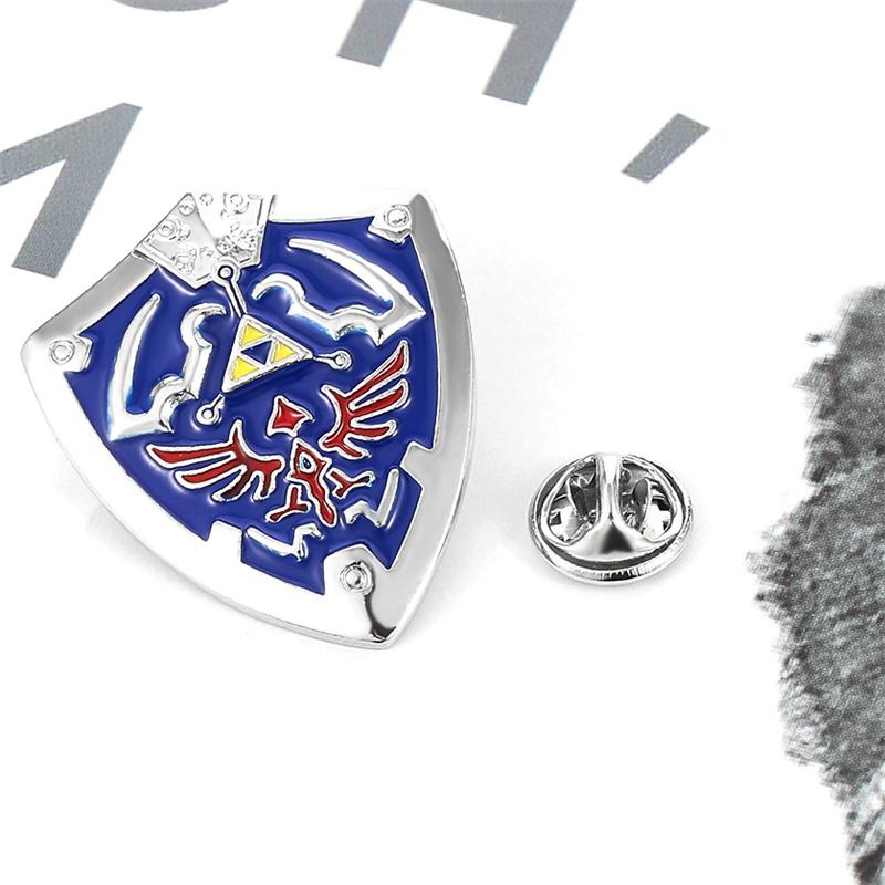 The Legend Of Link Spiritual Stones Metal Pin Badge Chespin Brooch Costume Accessories Ornament Kids Gift